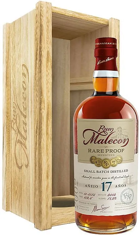 Rum Malecon 2002 Rare Proof 17y wood box 51.2%0.70l