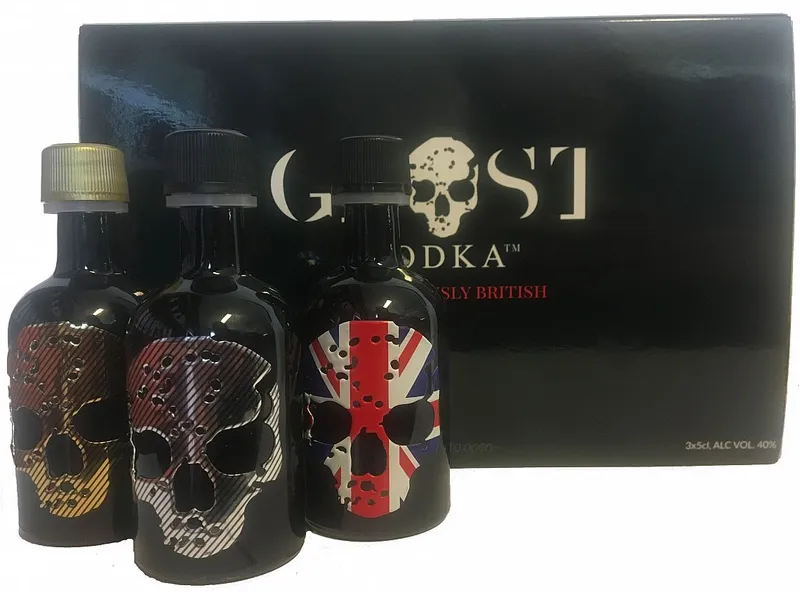 Set MINI Vodka Ghost Mixed mini set    40%3x0.05l