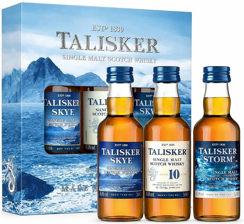 Set Whisky Talisker mini  GB 3x45.8%0.05l