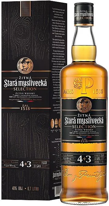 Stará žitná myslivecká SELECTION v krabičce  40%0.70l