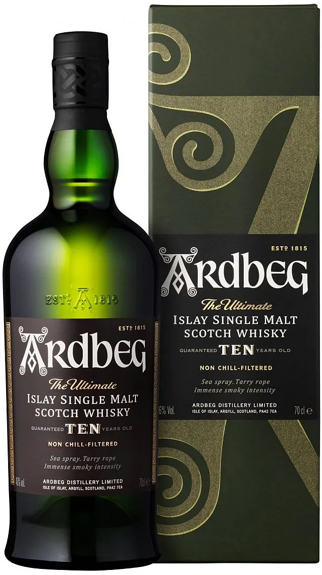 Whisky Ardbeg 10y TEN v krabičce  46%0.70l