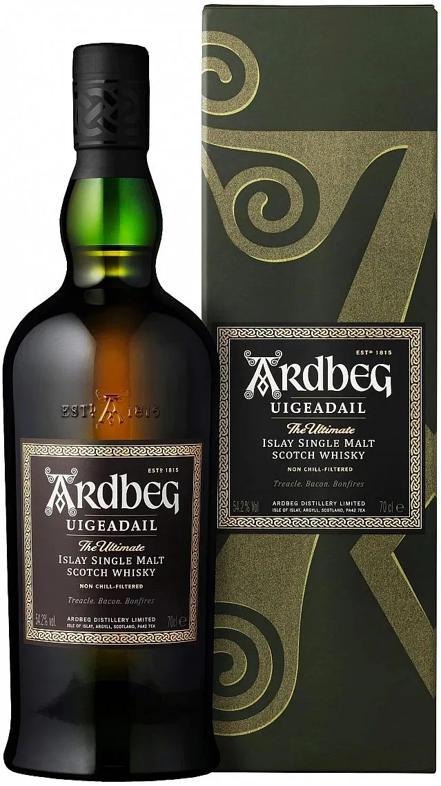 Whisky Ardbeg Uigeadail v krabičce  54.2%0.70l