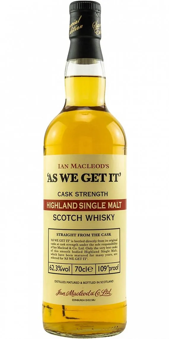 Whisky As We Get it Highland Ian Macleod  60.4%0.70l