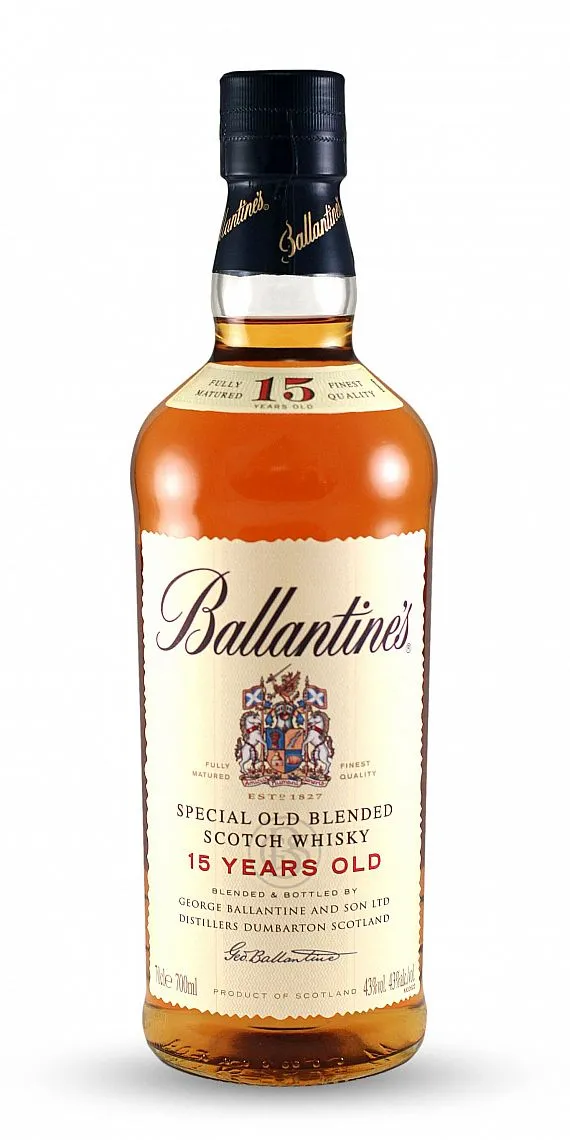 Whisky Ballantines 15y v tubě 40%0.70l