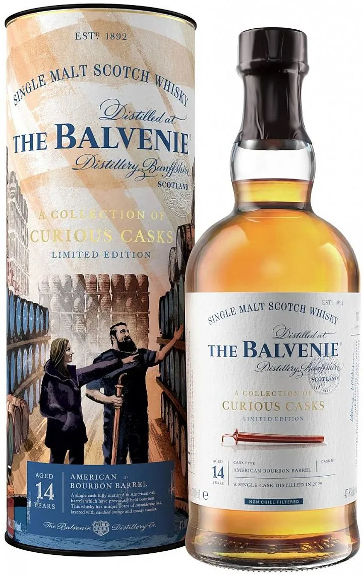 Whisky Balvenie 2009 Curious Casks - US Barrel 14y v tubě  47.8%0.70l