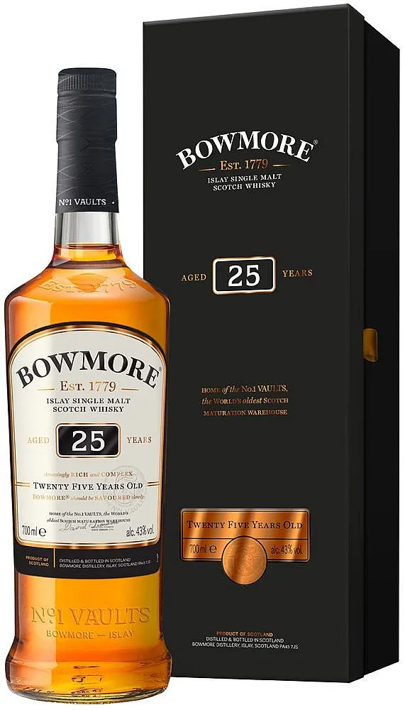 Whisky Bowmore 25y  gB 43%0.70l