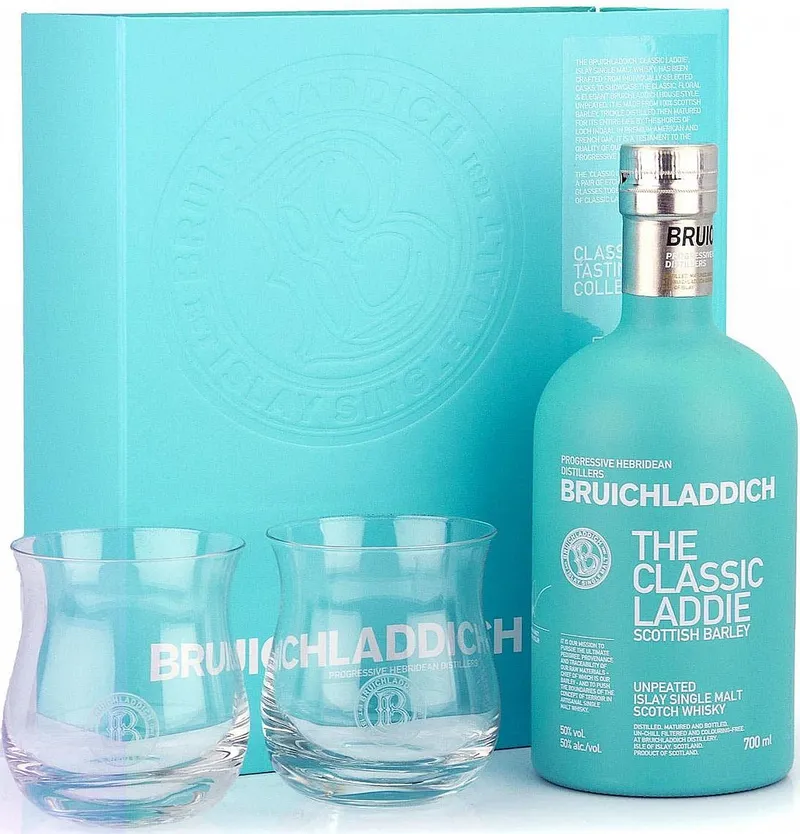 Whisky Bruichladdich Classic Laddie + 2sklo  gB 50%0.70l