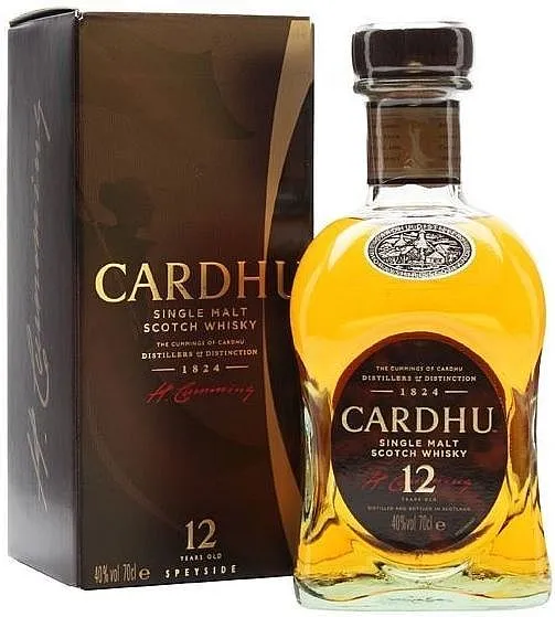 Whisky Cardhu 12y v krabičce 40%0.70l