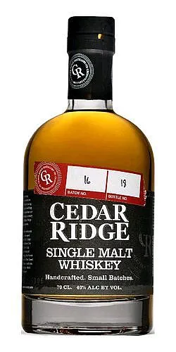 Whisky Cedar Ridge Single Malt   40%0.70l