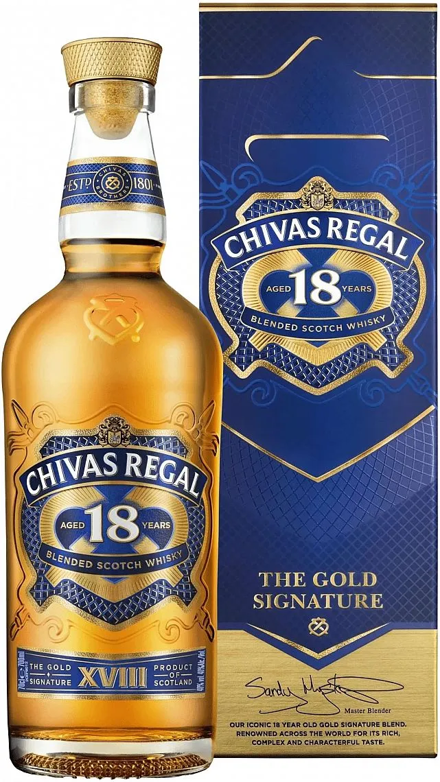 Whisky Chivas Regal 18y v krabičce 40%0.70l