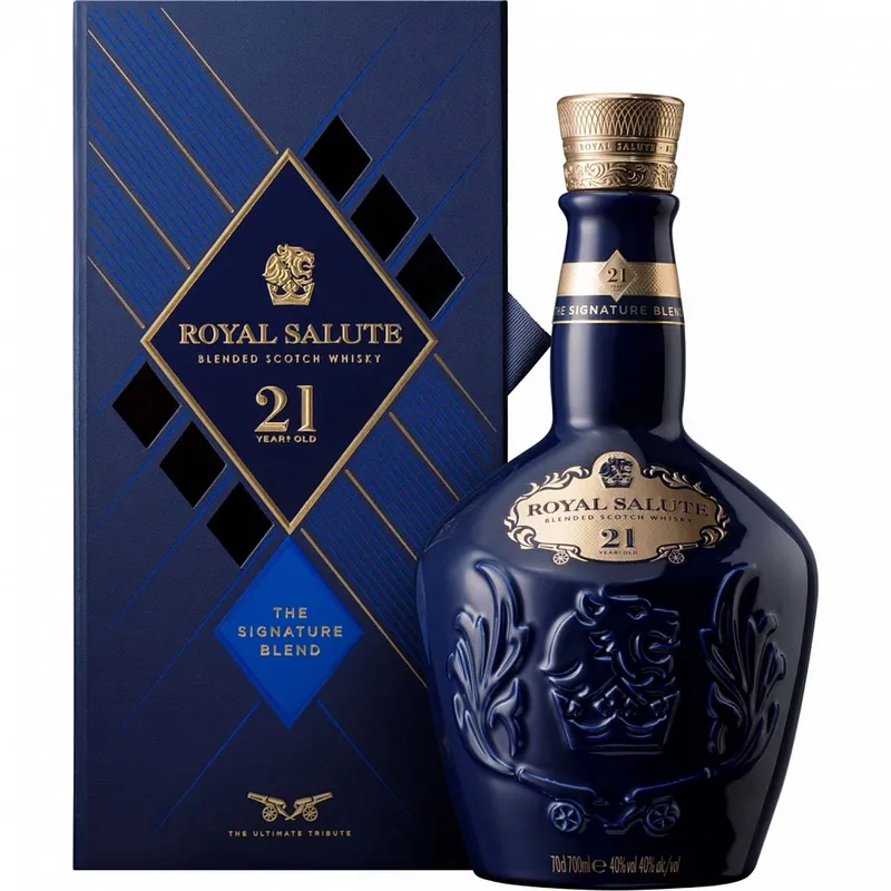 Whisky Chivas Royal Salute 21y Signature modrá krabička 40%0.70l