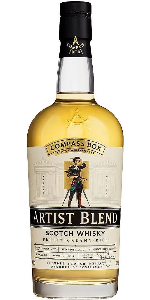 Whisky Compass Box Artist blend holá lahev  43%0.70l