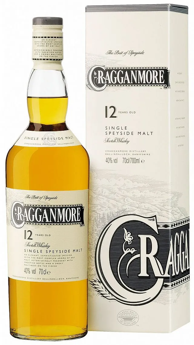 Whisky Cragganmore 12y v krabičce  40%0.70l