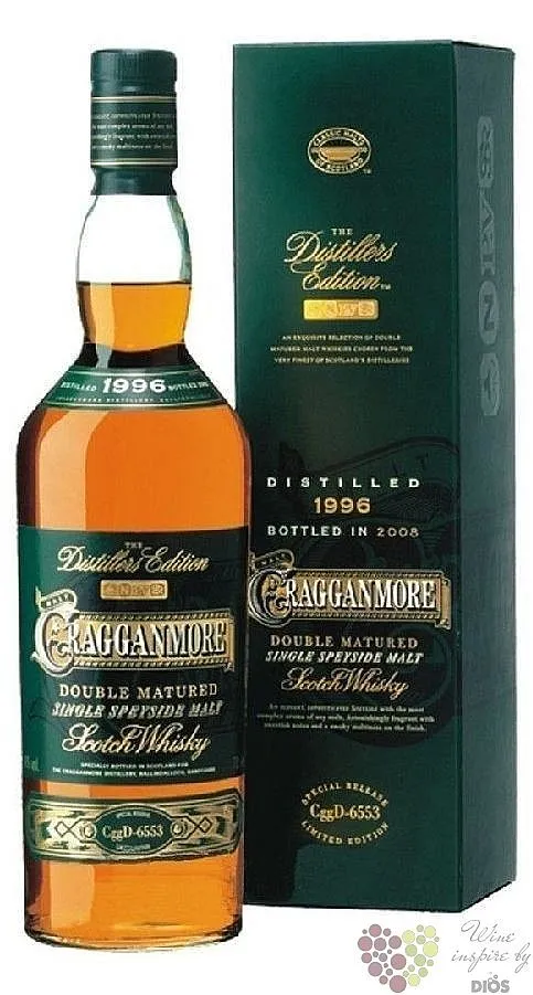 Whisky Cragganmore 1996 Distillers Edition 2008  gB 40%1.00l