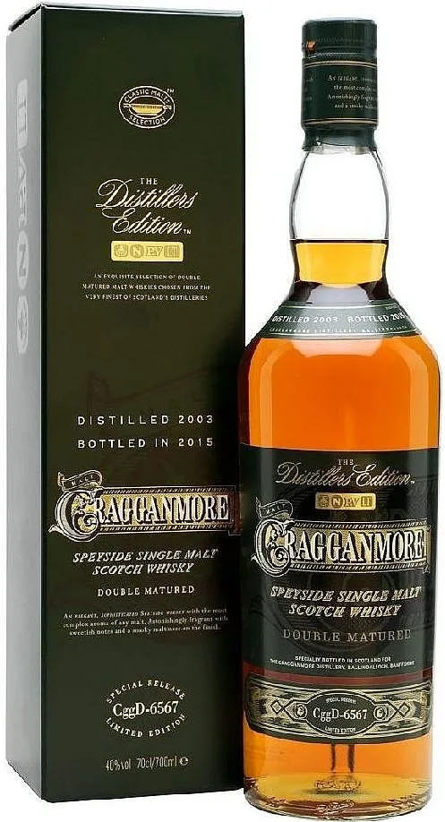 Whisky Cragganmore 2003 Distillers Edition 2015  gB 40%0.70l