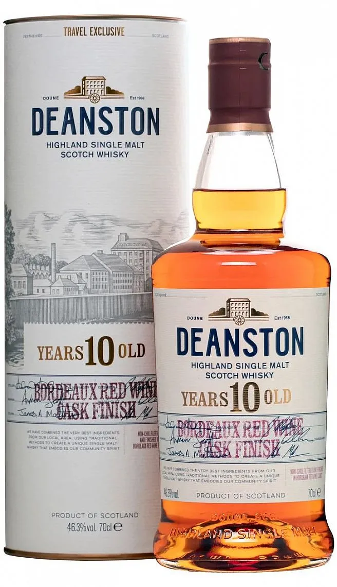 Whisky Deanston 10y Bordeaux Wine cask gT 46.3%0.70l