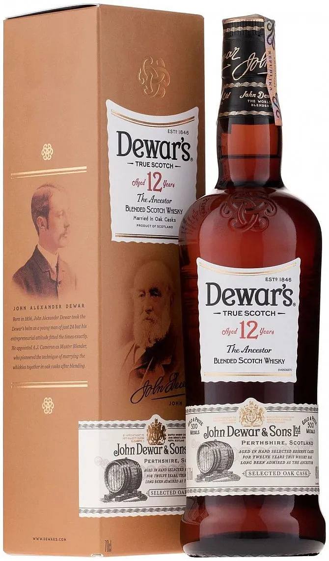 Whisky Dewars 12y Ancestor v krabičce  40%0.70l