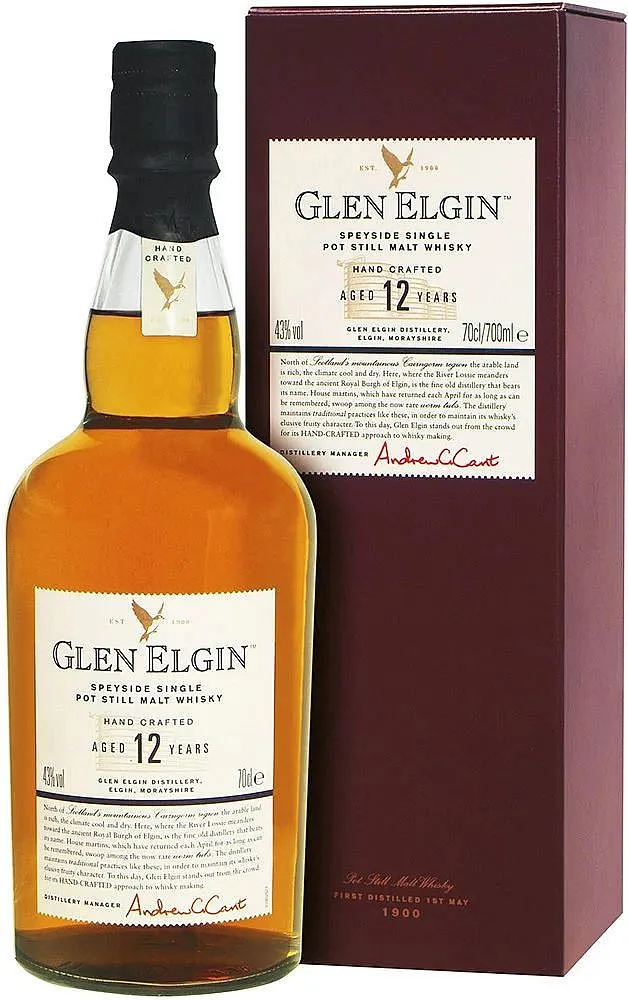 Whisky Glen Elgin 12y v krabičce 43%0.70l