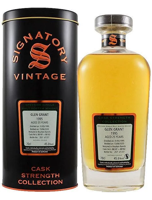 Whisky Glen Grant 1995 Signatory Cask Strength 25y  TIN 45.6%0.70l