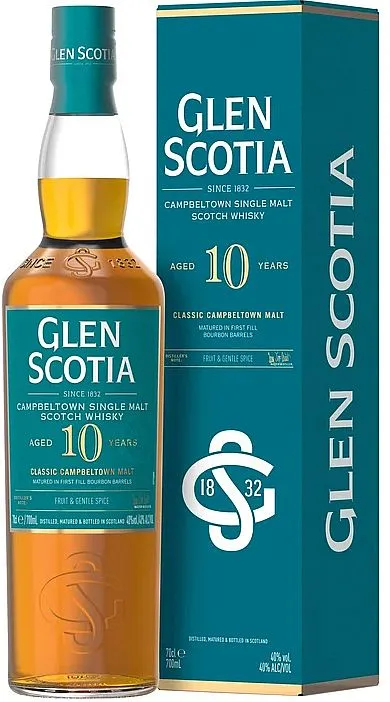 Whisky Glen Scotia 10y UNPeated v krabičce 40%0.70l