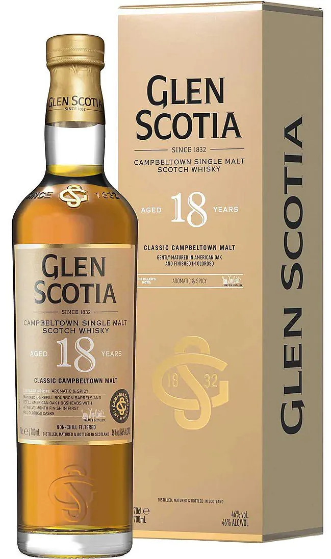 Whisky Glen Scotia 18y v krabičce  46%0.70l