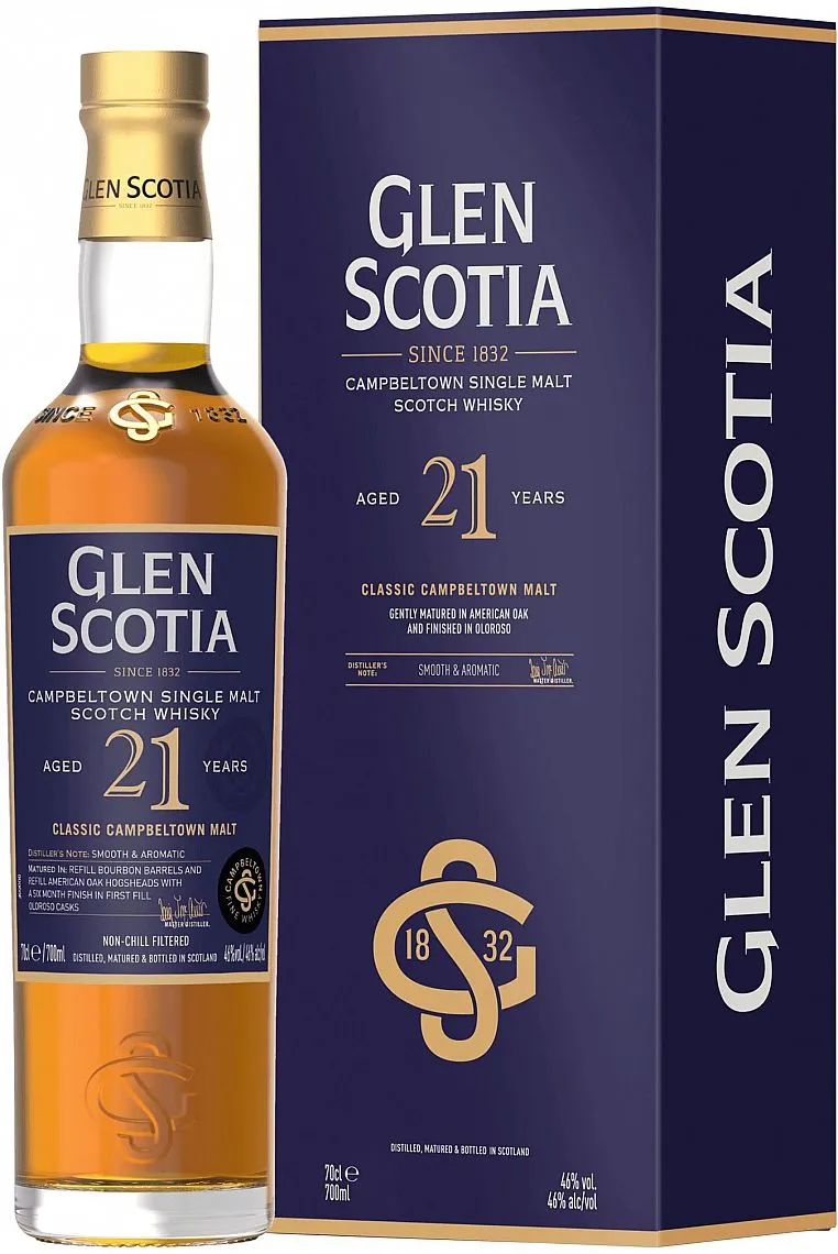 Whisky Glen Scotia 21y v krabičce  46%0.70l
