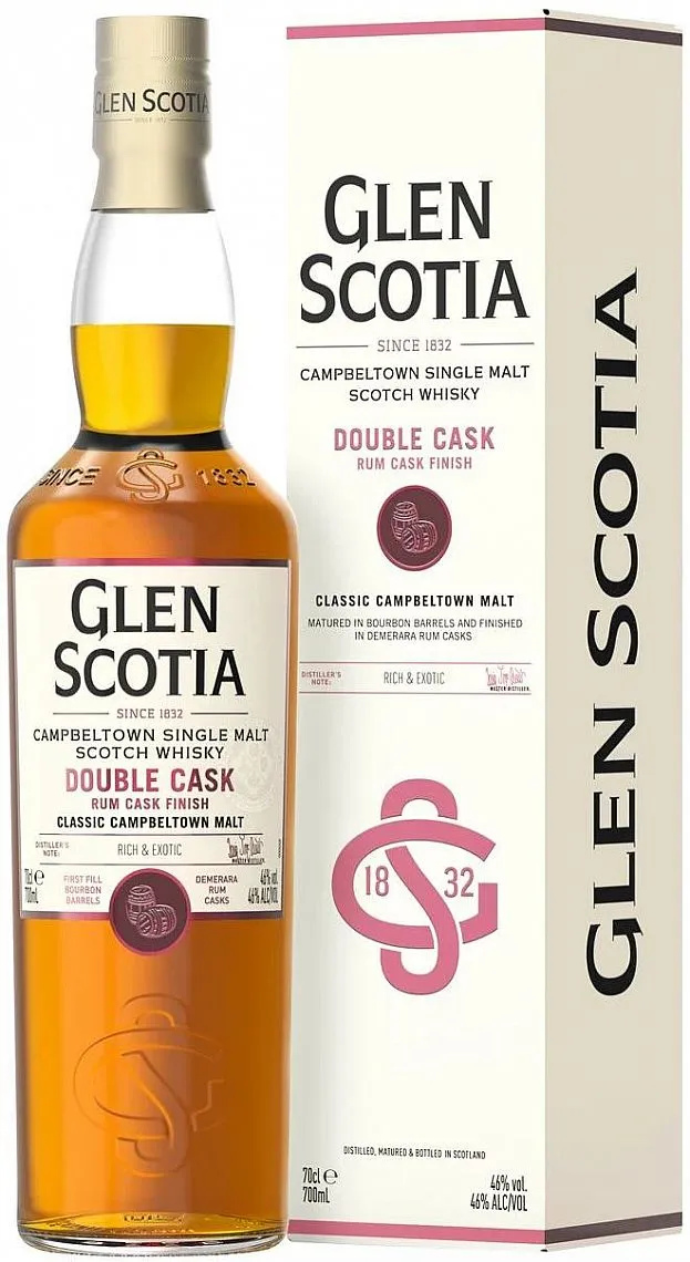 Whisky Glen Scotia Double Rum cask v krabičce  46%0.70l