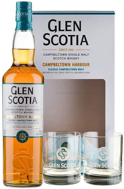 Whisky Glen Scotia Harbour + 2sklo  gB 40%0.70l