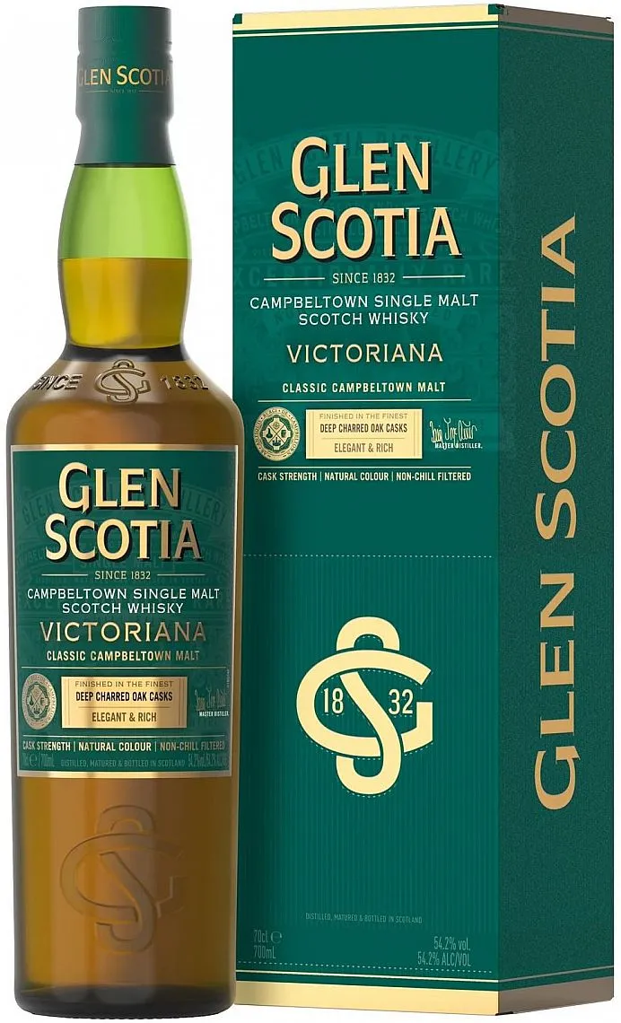 Whisky Glen Scotia Victoriana Deep Charred v krabičce 54.2%0.70l