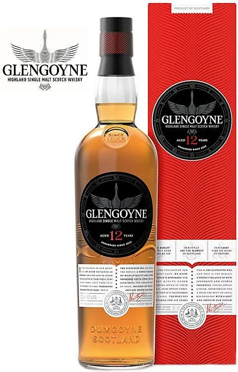 Whisky Glengoyne 12y v krabičce  43%0.70l
