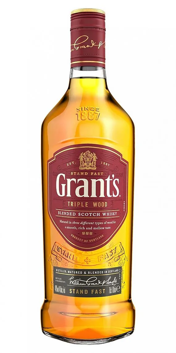 Whisky Grants Triple wood holá lahev  40%0.70l