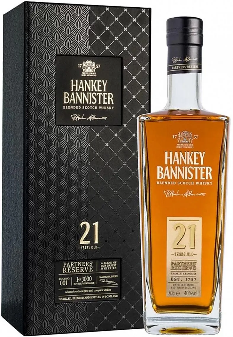 Whisky Hankey Bannister 21y v krabičce  40%0.70l