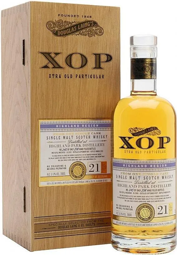 Whisky Highland Park 1997 Douglas Laing XOP 21y wood box 51.9%0.70l