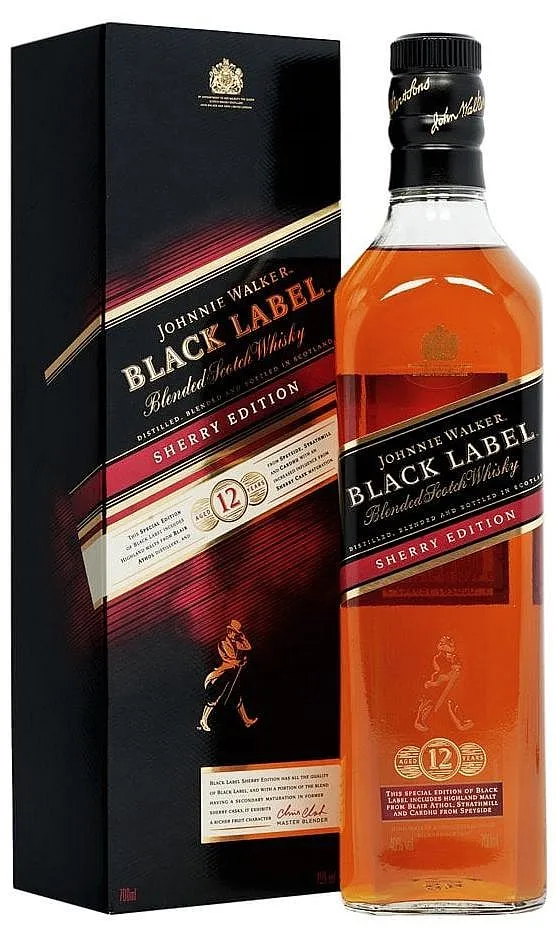 Whisky J.Walker Black label Sherry Cask 12y  gB 40%0.70l