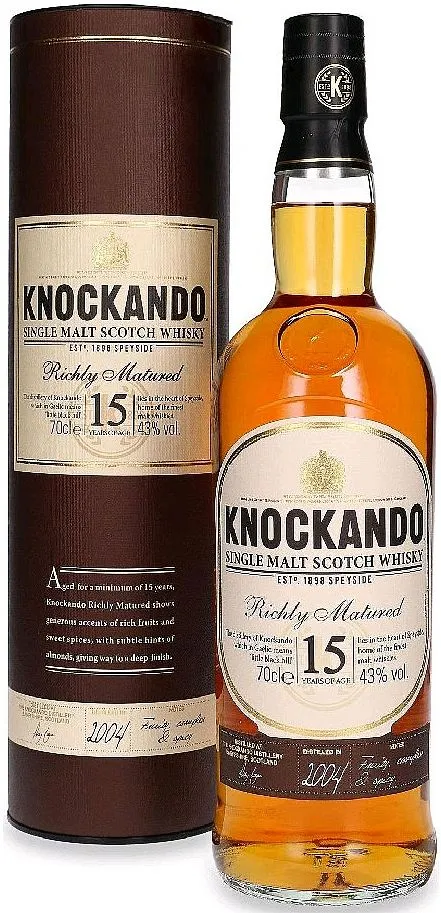 Whisky Knockando 2004 Vintage 15y     gT 43%0.70l
