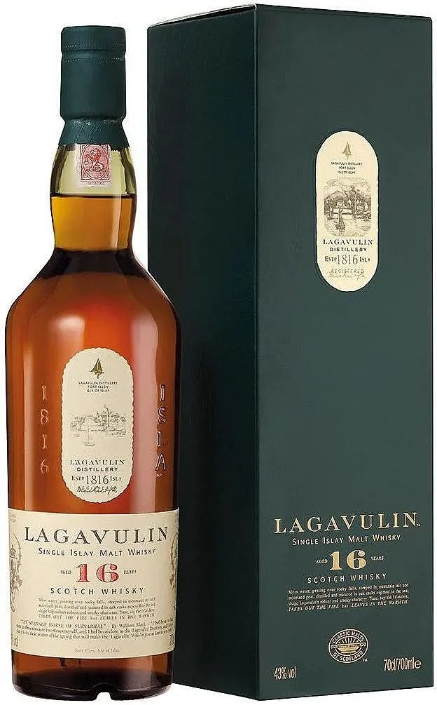 Whisky Lagavulin 16y v krabičce  43%0.70l