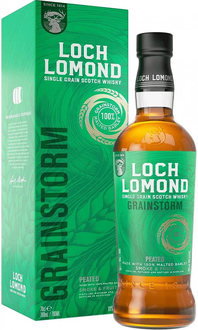 Whisky Loch Lomond GrainStorm PEATED v krabiče  46%0.70l