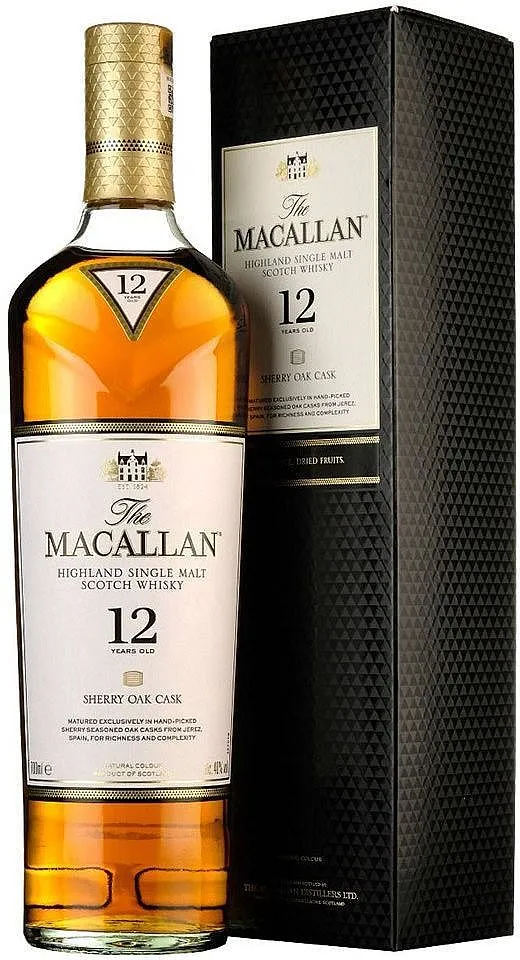 Whisky Macallan 12y Sherry cask  gB 40%0.70l