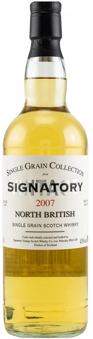 Whisky North British 2007 Signatory grain  43%0.70l