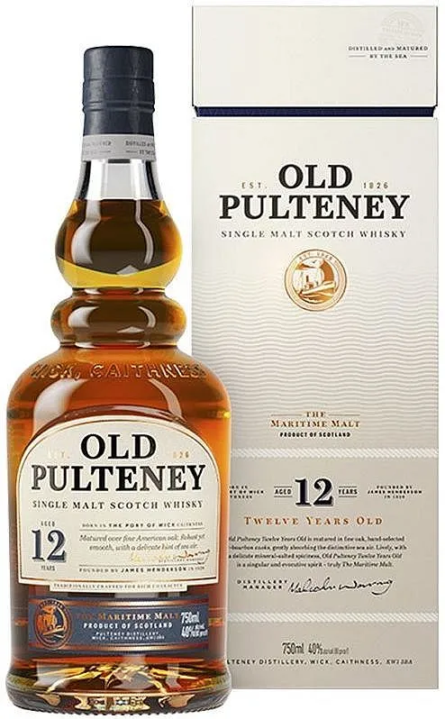 Whisky Old Pulteney 12y v krabičce  40%0.70l