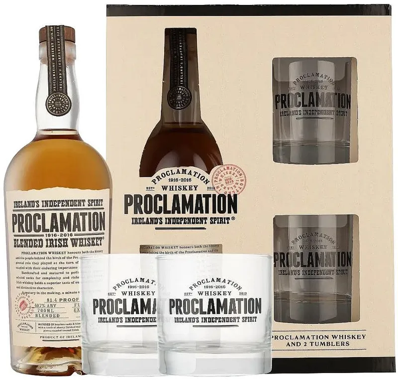 Whisky Proclamation blended + sklo  gB 40.7%0.70l