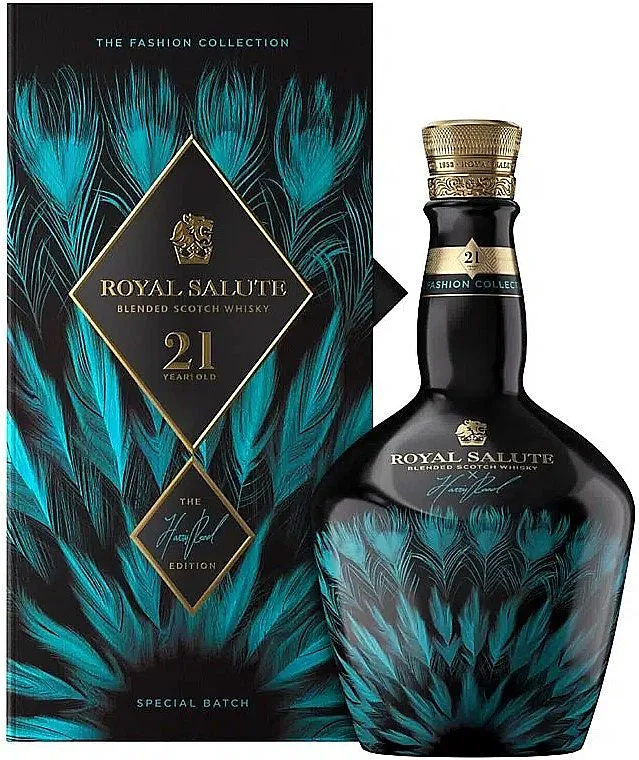 Whisky Royal Salute 21y Harris Reed Blue - peří gB 40%0.70l