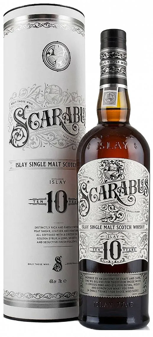 Whisky Scarabus 10y v tubě  46%0.70l