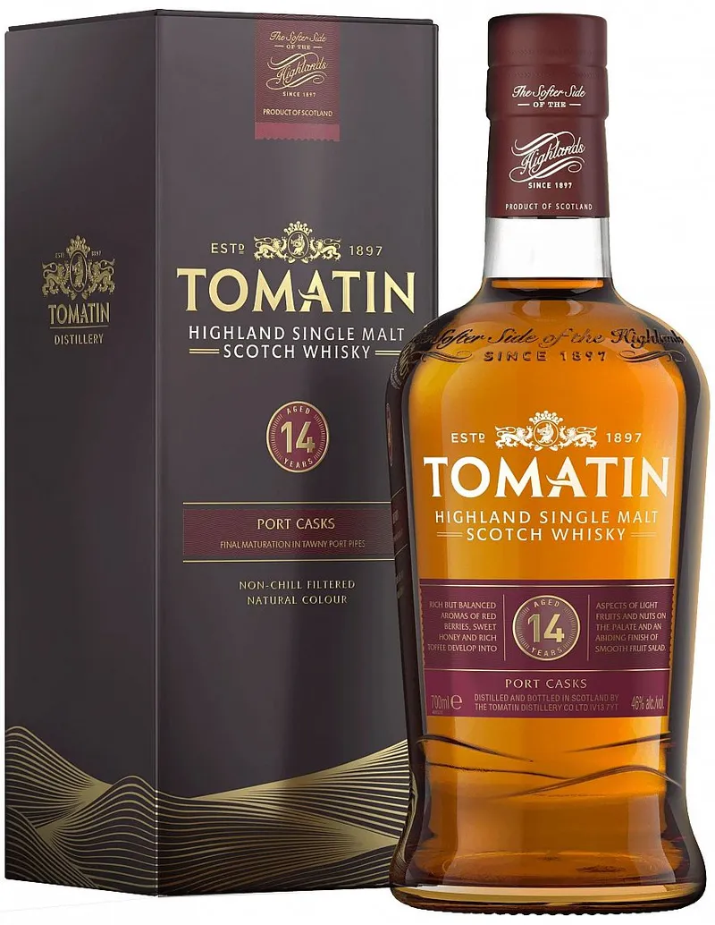 Whisky Tomatin 14y Port Cask gB 46%0.70l
