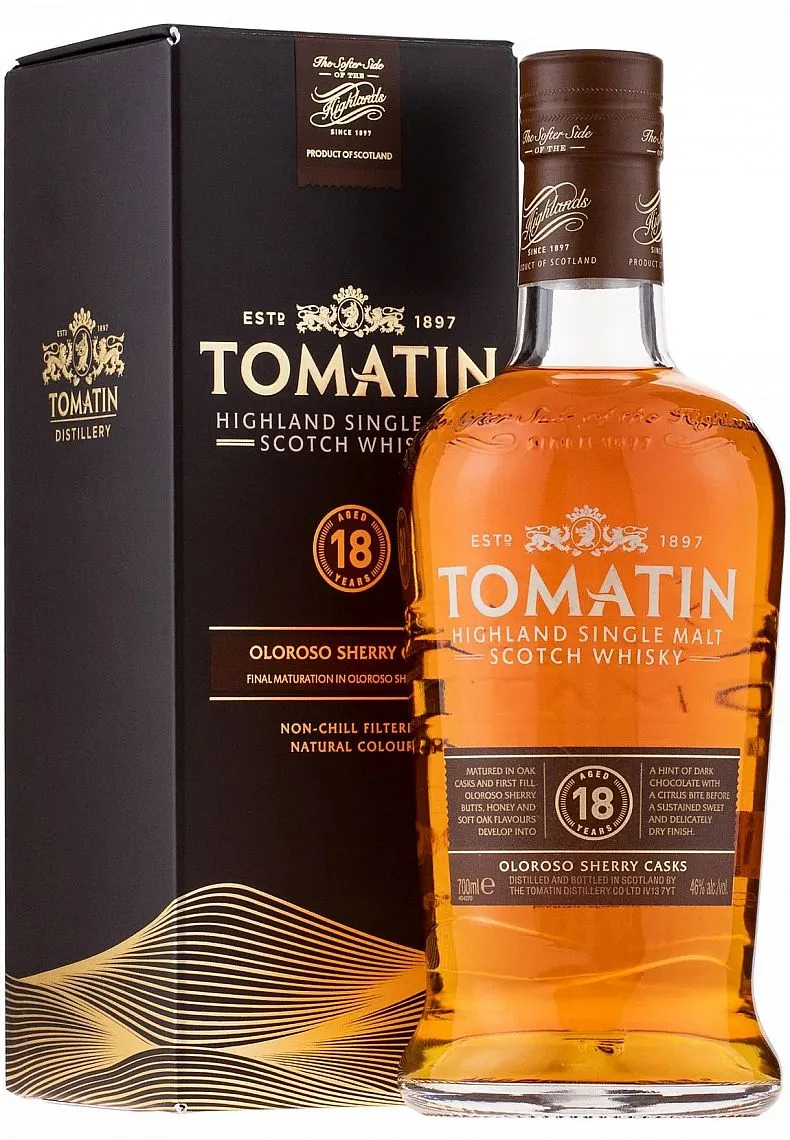 Whisky Tomatin 18y Oloroso Cask  gB 46%0.70l