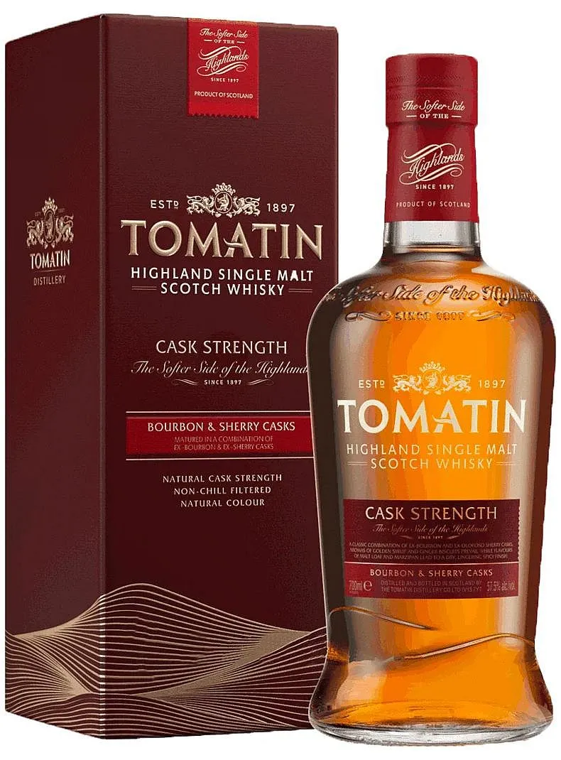 Whisky Tomatin Cask Strength v krabičce  57.5%0.70l