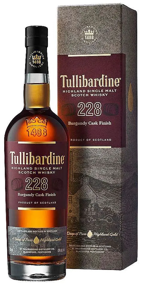 Whisky Tullibardine 228 Burgundy cask gB 43%0.70l