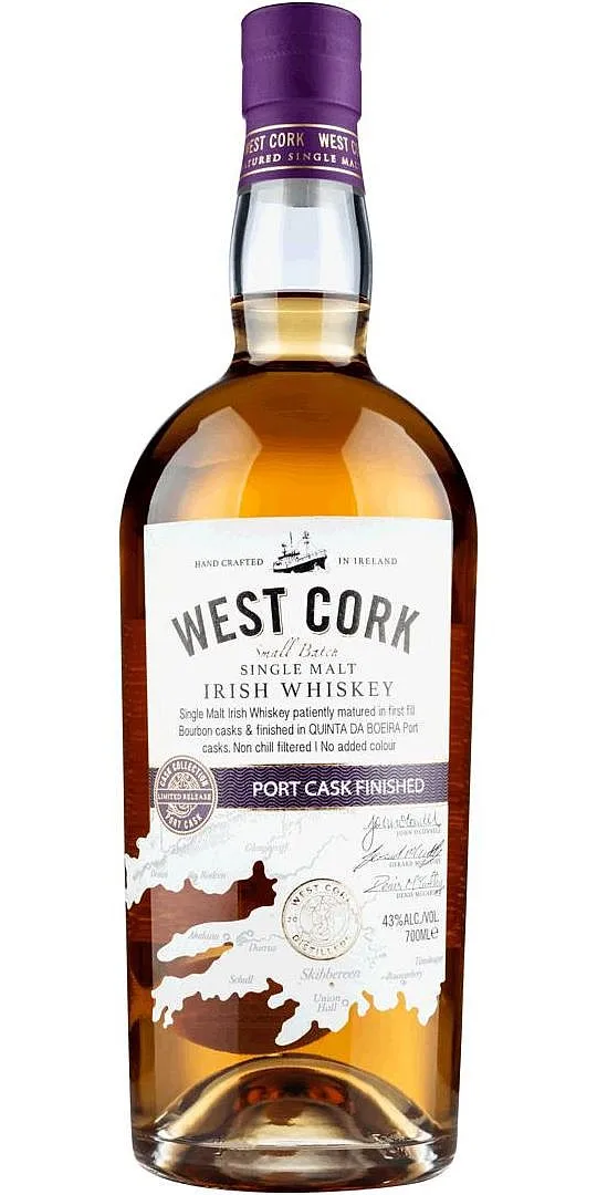 Whisky West Cork SM Port cask  43%0.70l