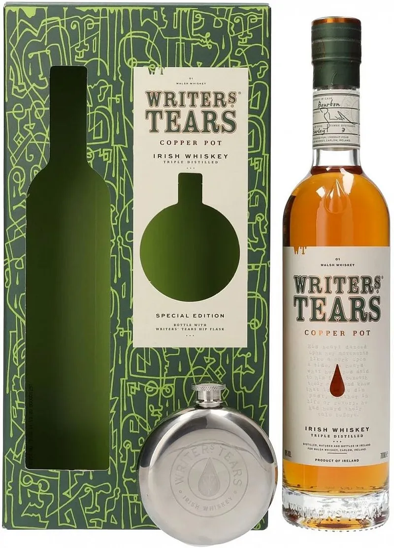 Whisky Writers Tears Copper Pot + placka gB 40%0.70l