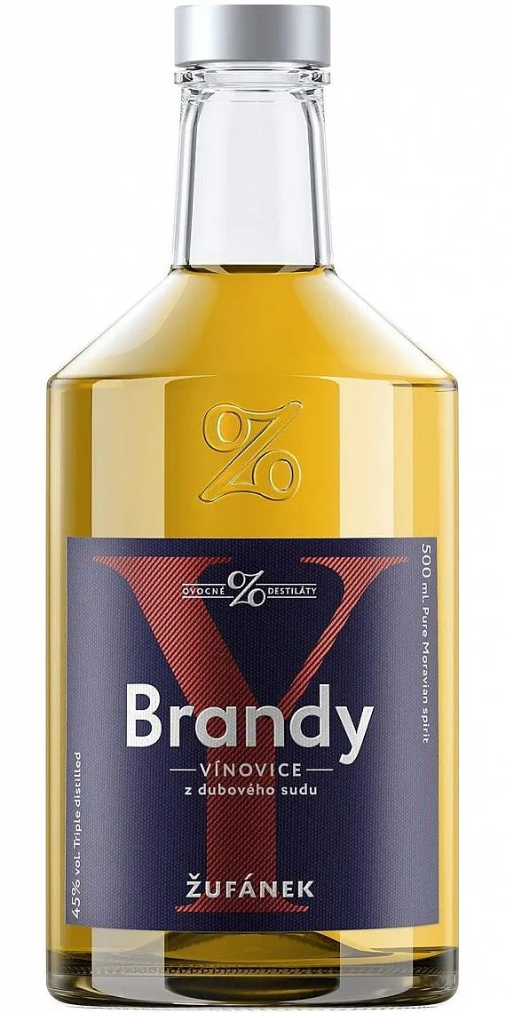 Žufánek Brandy Vínovice z dubového sudu  45%0.50l